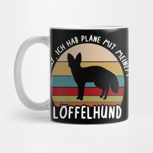 Pläne mit Löffelhund Savanne Design Geschenk Mug